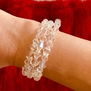 Swarovski Bracelet Trio of 3 Aurora Borealis